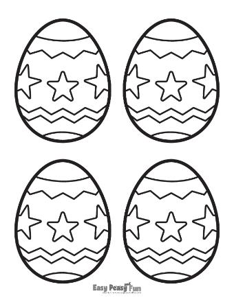 Print and Color Easter Egg Template 5