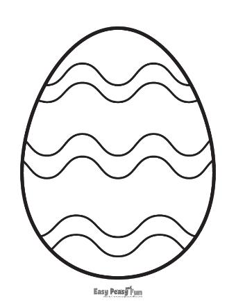 Printable Easter Egg - Giant Version 9
