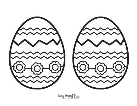 Printable Easter Egg Printout 8