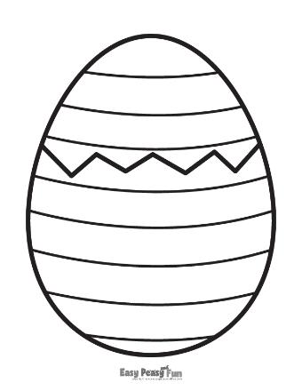Printable Easter Egg for Crafts 3