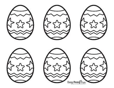 Printable Easter Egg for Crafts 5