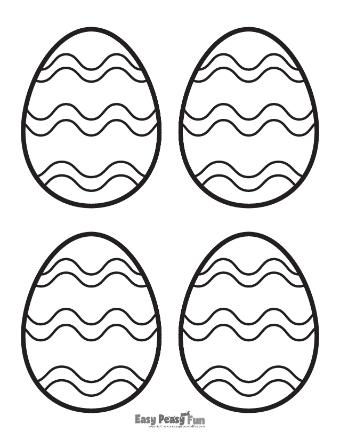 Printable Easter Egg for Easter Crafts 9