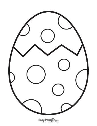 Printable Easter Egg to Color 2