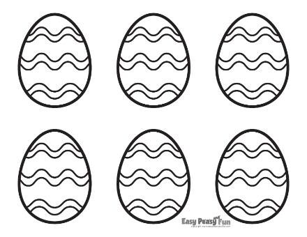 Printable Easter Eggs - Small Version 9
