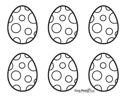 Printable Easter Eggs for Easter Crafts 4