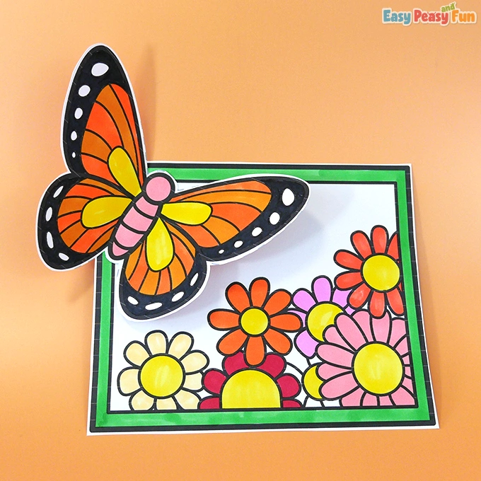 3D Butterfly Paper Craft