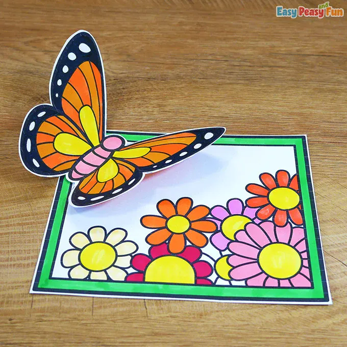 Butterfly Paper Craft - Spring Craft