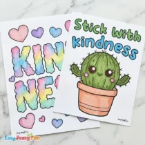 Free Printable Kindness Coloring Pages for Kids
