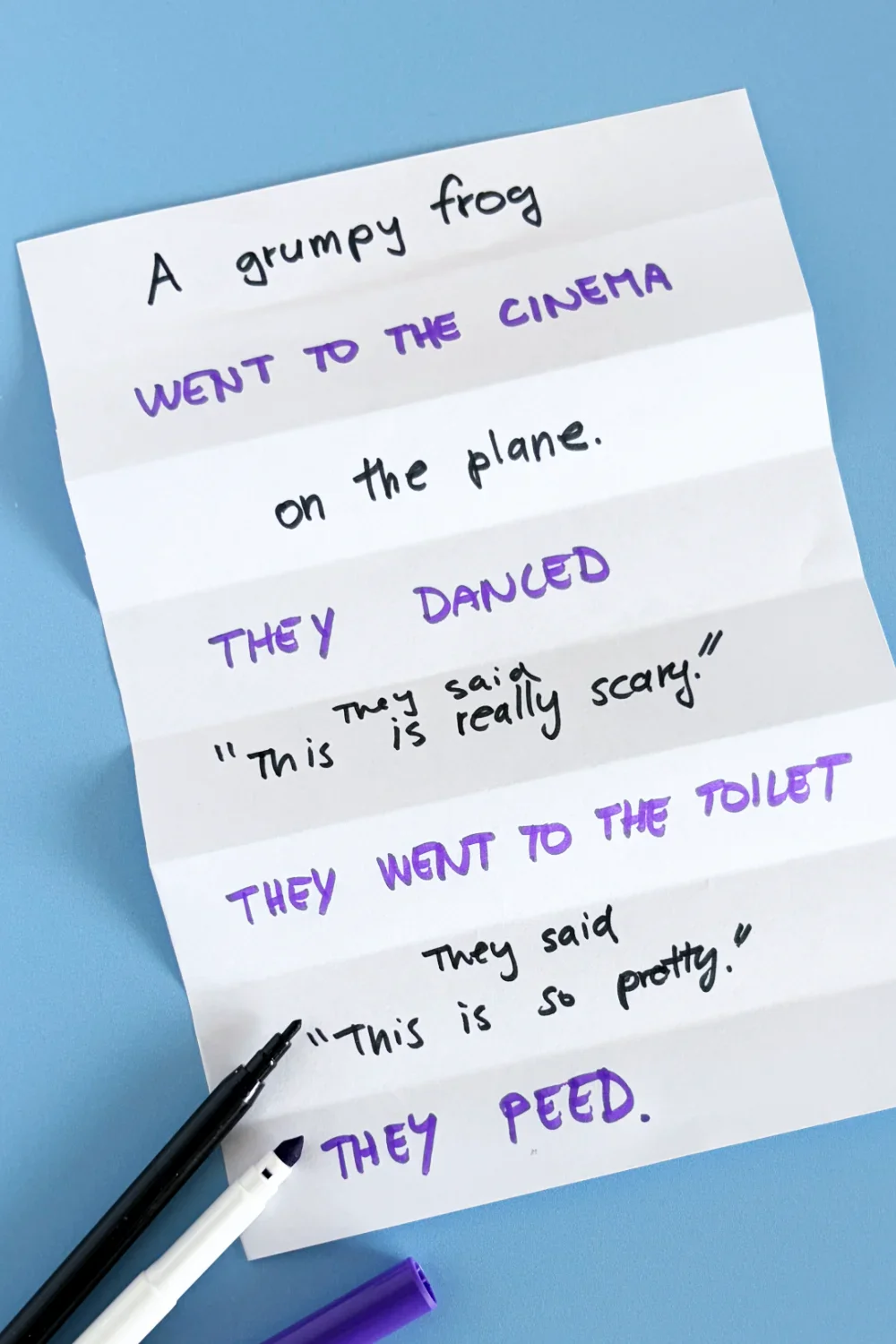 The Silly Story Game