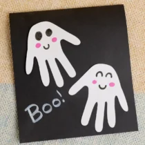 Ghost Handprint Art